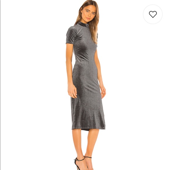 Revolve Privacy Please Dress in Slate Blue/Grey - Picture 2 of 3